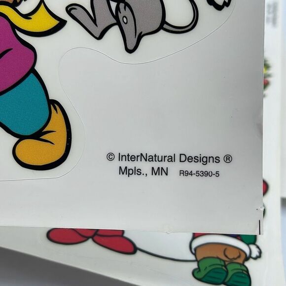 Vintage window clings New never used. Lot of 3. Made in USA. - Picture 5 of 5